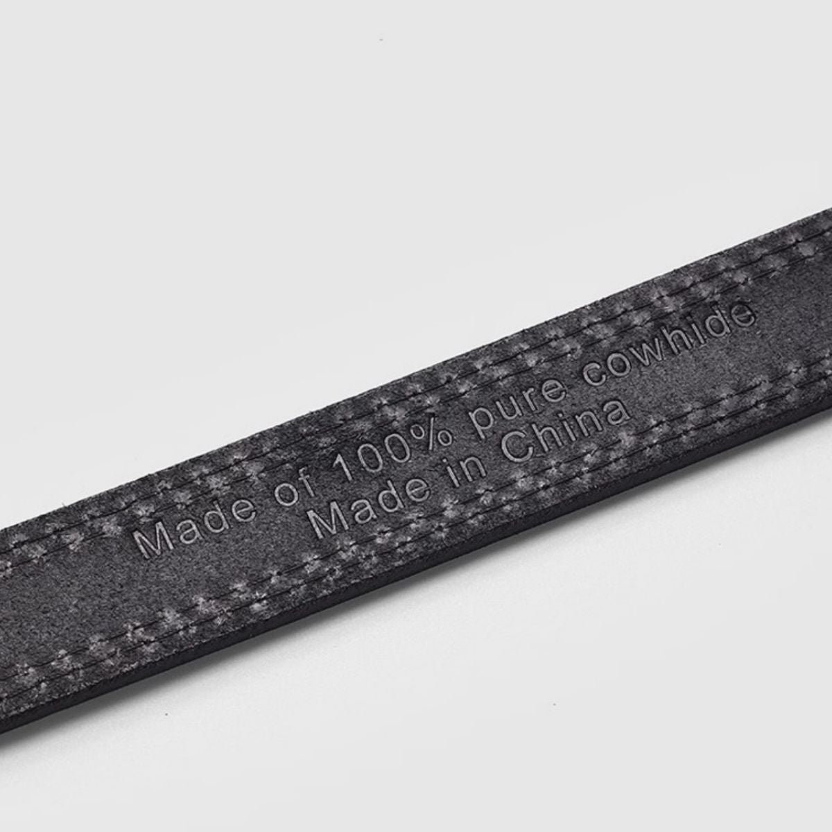 Leather Skinny Belt