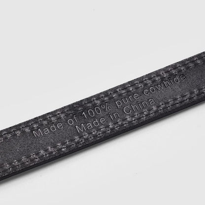 Leather Skinny Belt