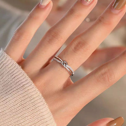 925 Sterling Silver Knot Ring