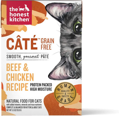 The Honest Kitchen - Cat Food Green Fish & Chicken Pate (Pack of 12) 5.5 Oz