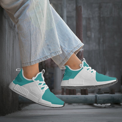 SHO-12GN-24 Teal Green Lightweight Athletic Sneakers for Women Breathable Running Shoes Comfortable Mesh Knit Shoes Casual Walking Sneakers