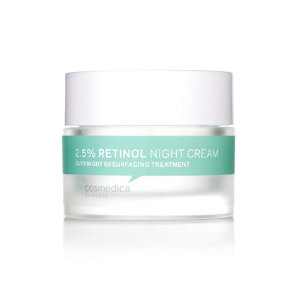 Cosmedica Skincare Retinol Night Cream – Anti Aging Face Moisturizer with Retinol (Vitamin A) & Hyaluronic Acid – Wrinkle Repair Cream for Acne, Fine Lines & Dark Spots – Night Cream for Face, 1.7 oz