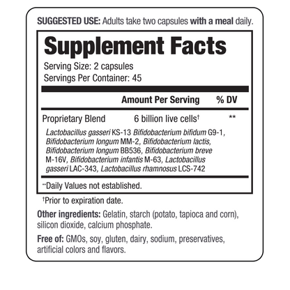 Kyolic Kyo-dophilus 9 Probiotic Supplement, 180 Capsules