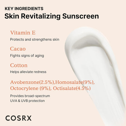 Cosrx Vitamin E Vitalizing Sunscreen SPF 50+