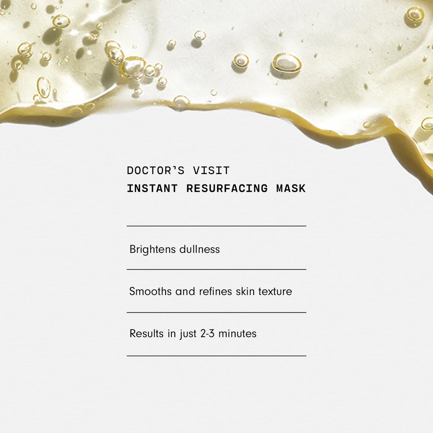 VERSED Doctor’s Visit Instant Resurfacing Face Mask