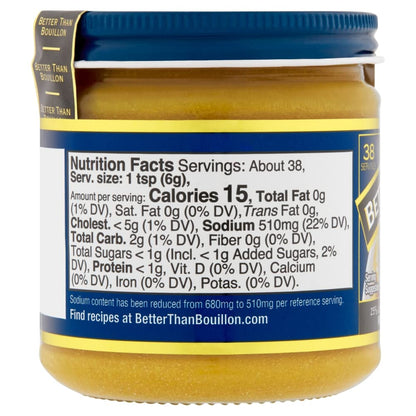 Better Than Bouillon Seasoning - Reduced Sodium Roasted Chicken Base - Case Of 6 - 8 Oz