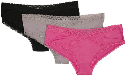 Silky Soft Hipster with Lace Detailing