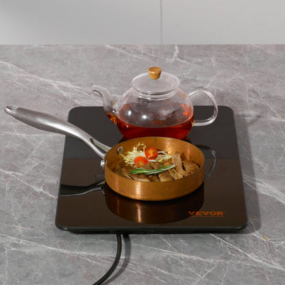 VEVOR Electric Warming Tray, Portable Tempered Glass Heating Tray, Perfect For Dinner, Catering, House, Parties, Events, Entertaining And Holiday, Black