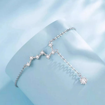 925 Sterling Silver Zircon Anklet Bracelets