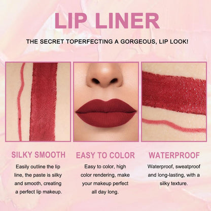 DNM 2 In 1 Liquid Lipstick & Lip Liner