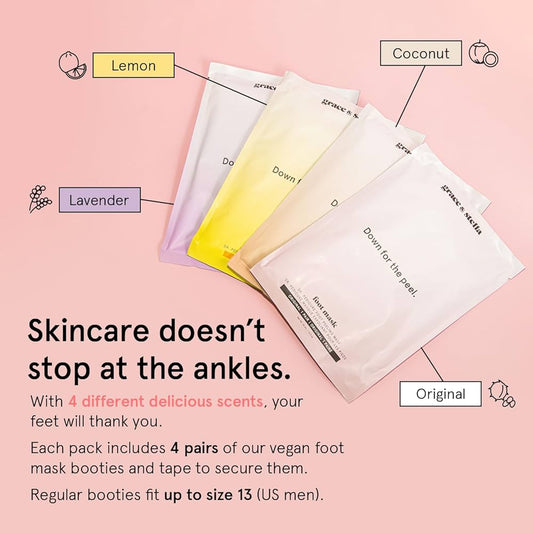 GRACE & STELLA Exfoliating Foot Peel Mask