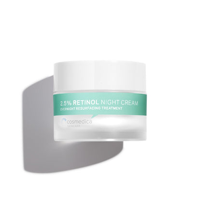 Cosmedica Skincare Retinol Night Cream – Anti Aging Face Moisturizer with Retinol (Vitamin A) & Hyaluronic Acid – Wrinkle Repair Cream for Acne, Fine Lines & Dark Spots – Night Cream for Face, 1.7 oz