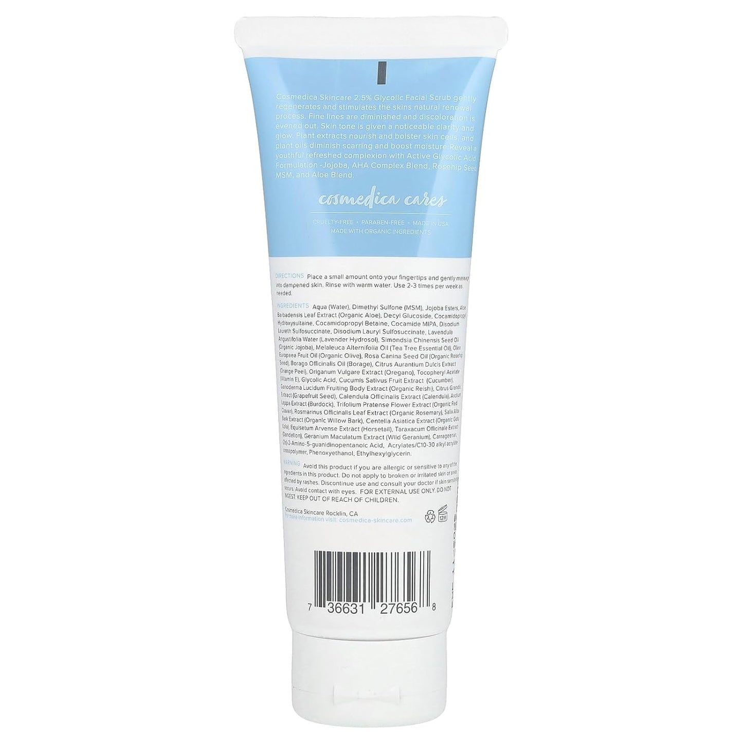 2.5% Glycolic Facial Scrub