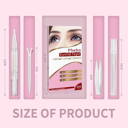 PHEBO Instant Lifting Effect Eyelid Tape - 480 pcs