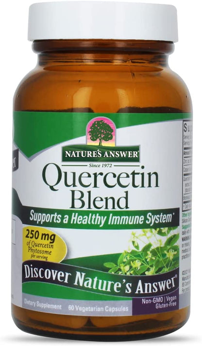 Nature's Answer Quercetin Blend 600mg Immune Support - 60 Ct