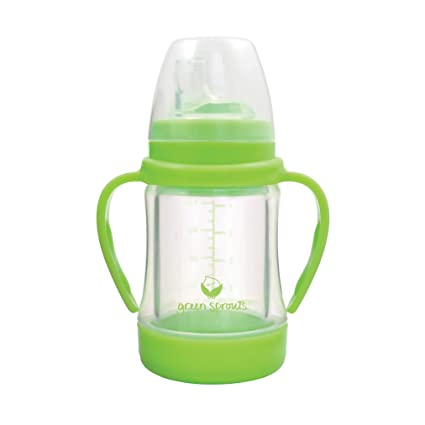 Green Sprouts 4oz Glass Straws for Toddlers