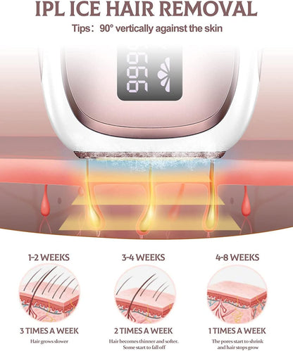 IPL Hair Removal With Ice Cooling System