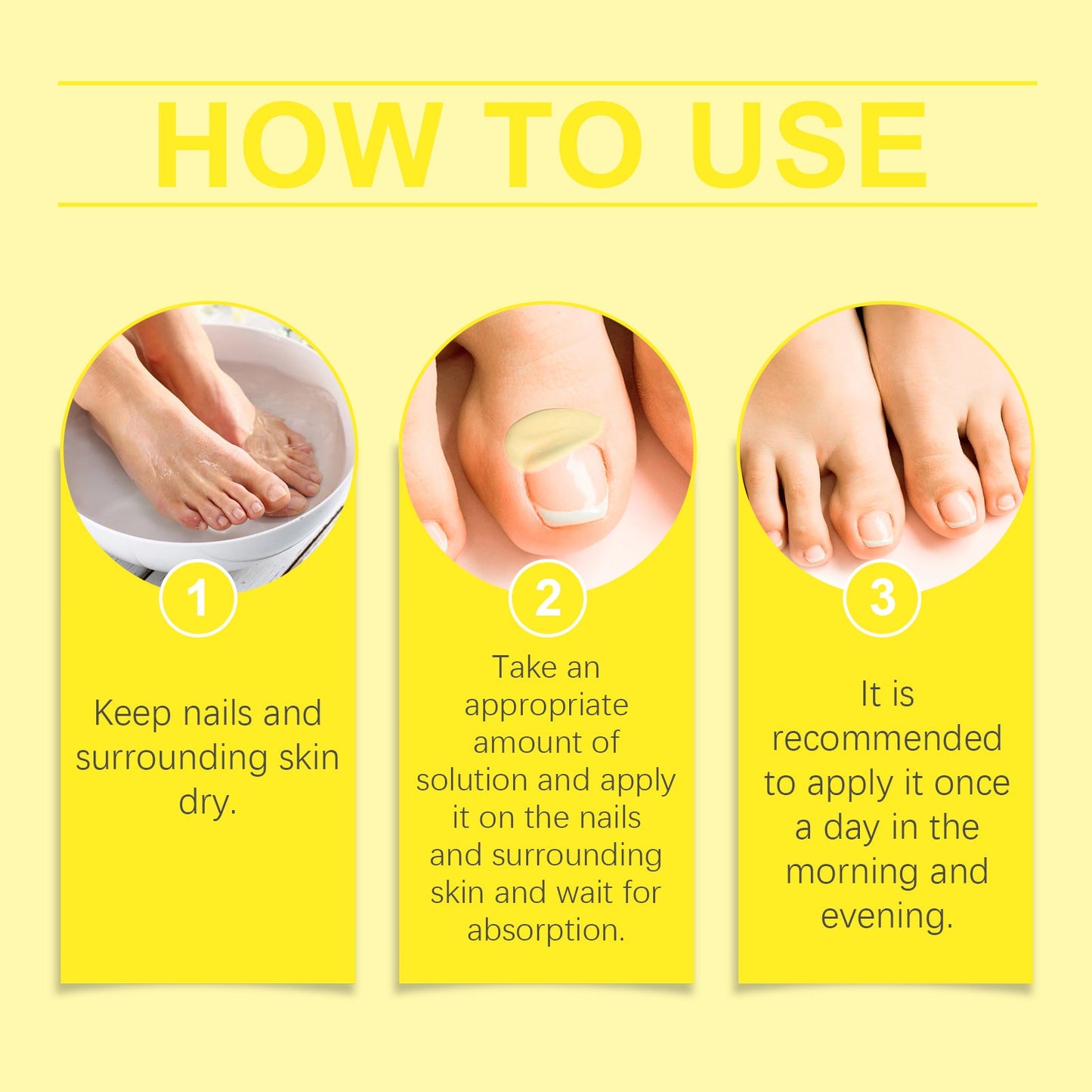 Ximonth Herbal Nail Care Solution Hand, Foot And Nail Cleansing And Repair Bright Nail Thick Toe Care Solution