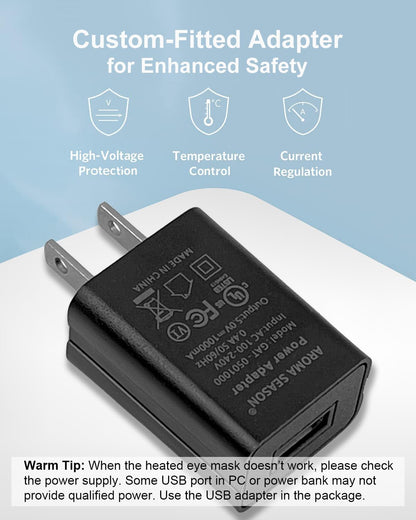 AROMA SEASON Professional Heated Eye Mask