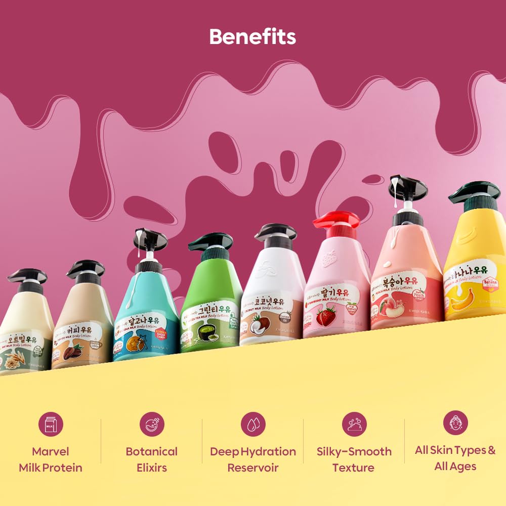 KWAILNARA Peach Milk Body Lotion