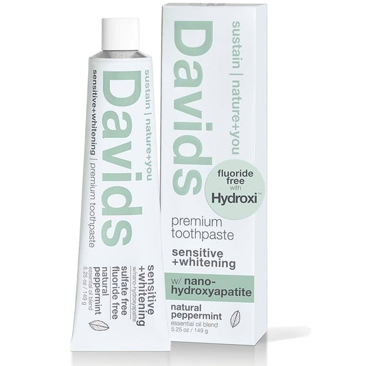 DAVIDS Sensitive + Whitening Toothpaste