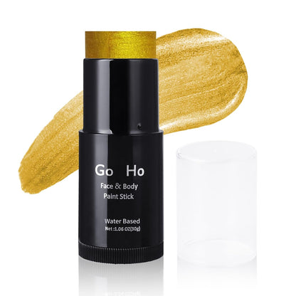 GO HO Yellow Face Body Paint Stick