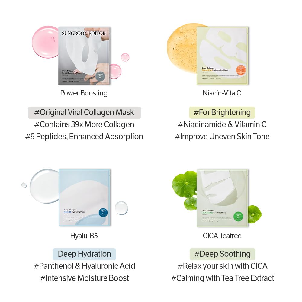 Sungboon Editor Deep Collagen Hyalu-B5 Hydrating Mask