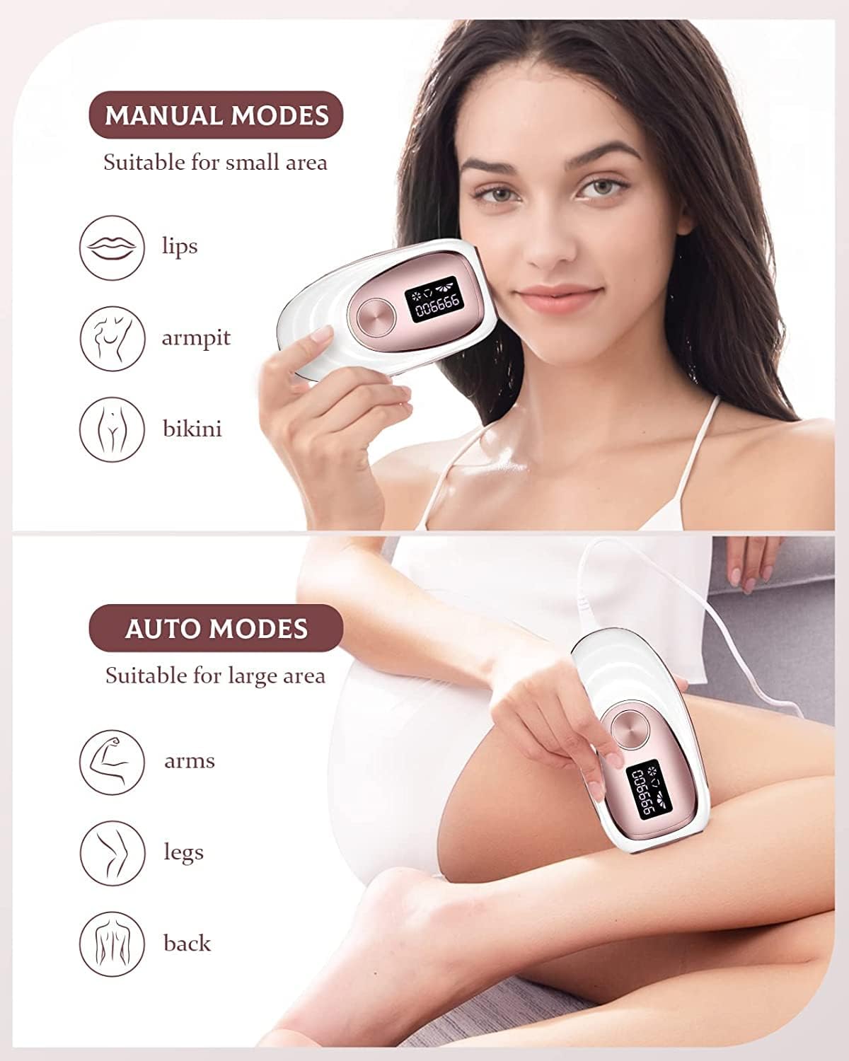 IPL Hair Removal With Ice Cooling System