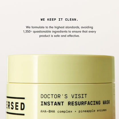 VERSED Doctor’s Visit Instant Resurfacing Face Mask