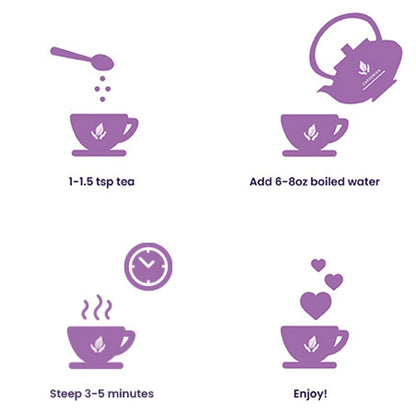 Earl Grey Lavender Tea, Black Tea with Bergamot - Organic & Kosher