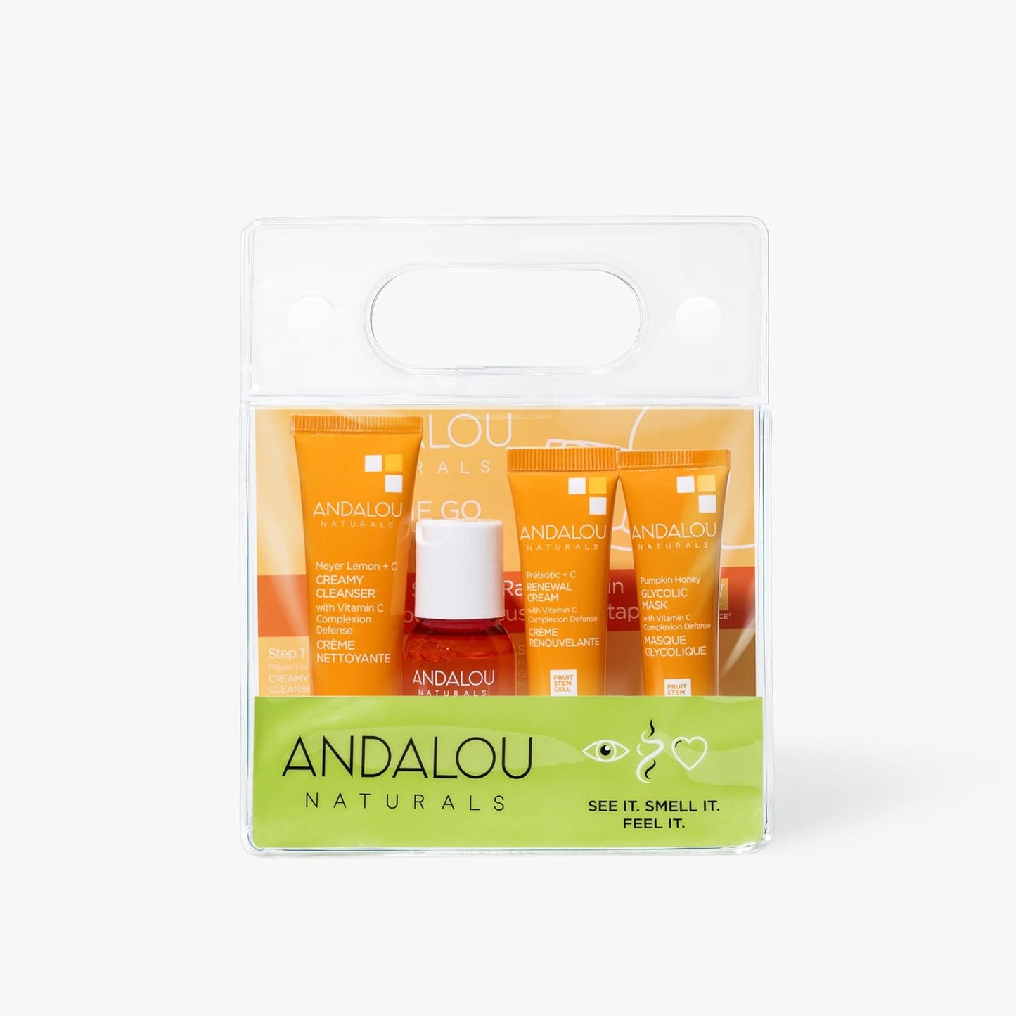 Andalou Naturals To Go Brightening Routine, 4 Ct - Gluten-Free Skincare