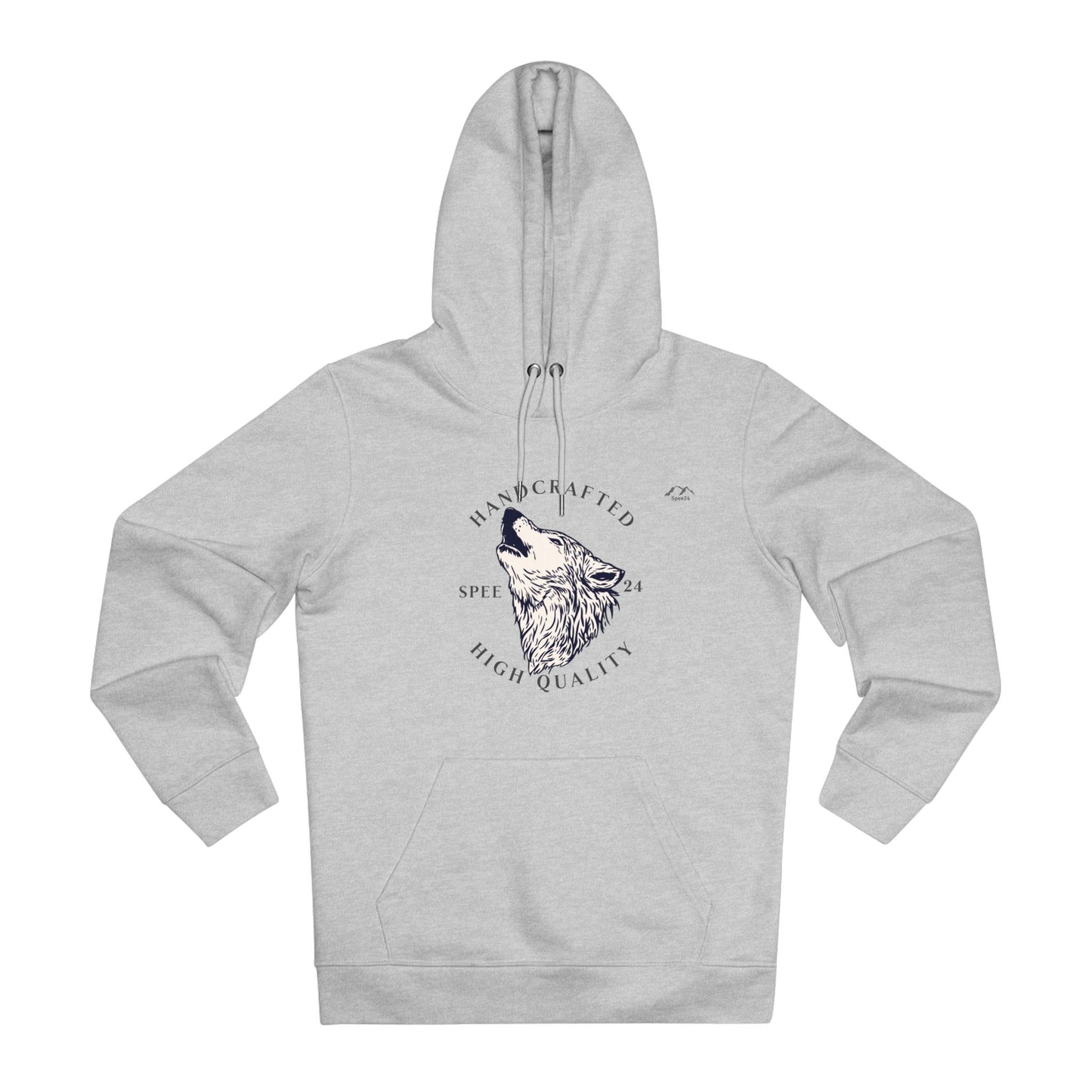 HD-052ML-24 Howling Wolf Hoodie Wolf Art Wilderness Howl Design