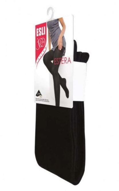 Conte/Esli Estera 300 Den - Cotton Warm Opaque Women's Tights (14С-65СПЕ)