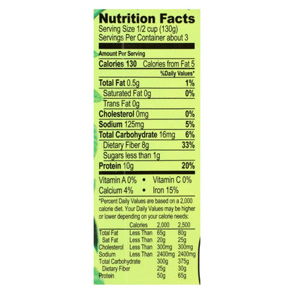 Jack's Quality Organic Low Sodium Red Kidney Beans, 13.4 Oz (Pack of 8)