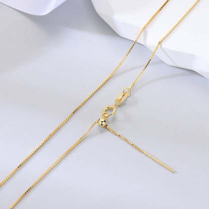 925 Sterling Silver Chain Adjustable Necklace