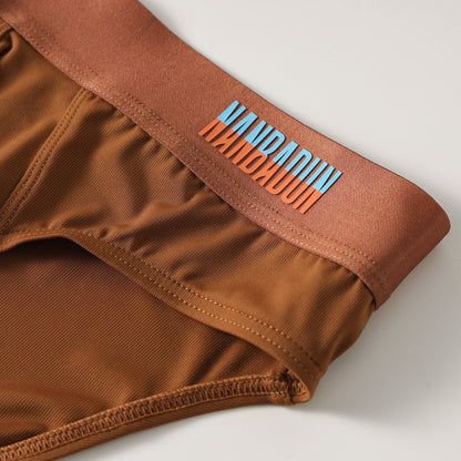 Mens Briefs Sexy Large Pouch Mid-rise Sports Style