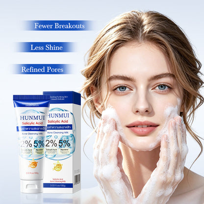 HUNMUI Salicylic Acid Acne-Fighting Facial Cleanser