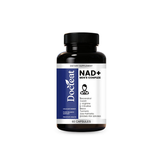 NAD Men's Complex Supplement With Resveratrol, CoQ10, L-Arginine & L-Citrulline, Supports Cellular Energy, Vitality Overall Wellness, 60 Capsules