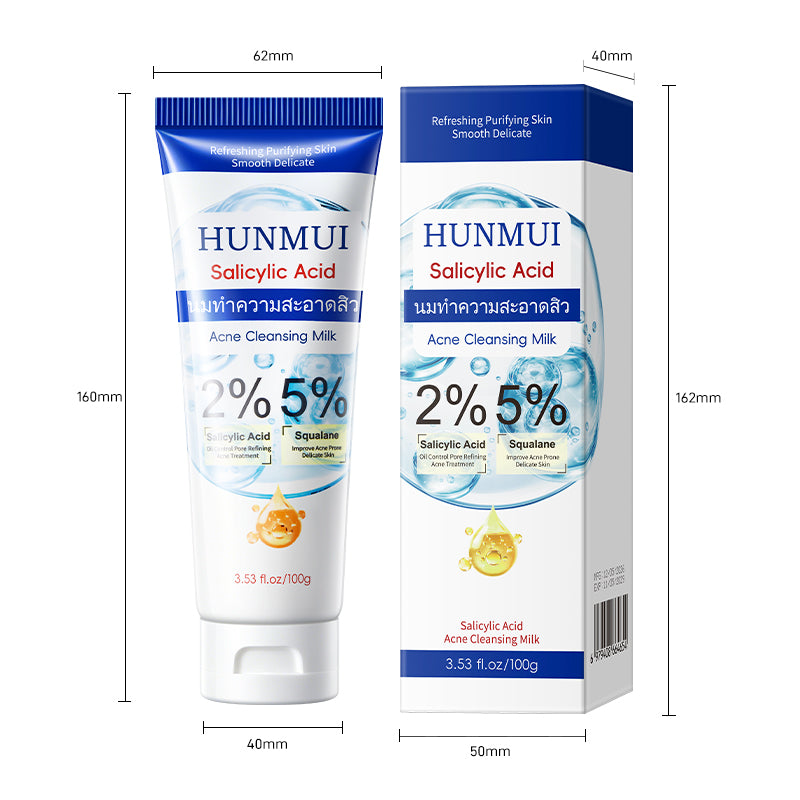 HUNMUI Salicylic Acid Acne-Fighting Facial Cleanser