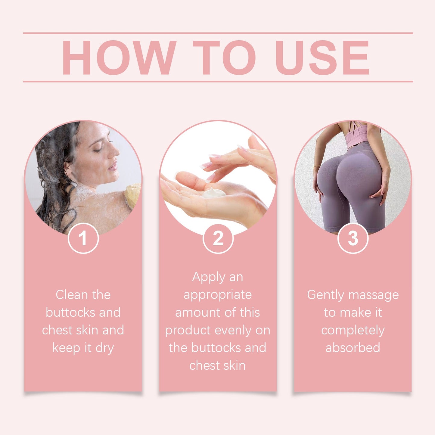 OceAura Breast Care Cream Breast Moisturizing, Firming, Smoothing And Nourishing Butt Skin Body Care Cream