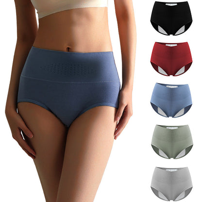 High Waist Plus Size Cotton Women's Menstrual Panties