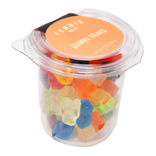 Ferris Nut Co. - Gummi Bears, 7 oz (Pack of 12) - Chewy Fruit Flavors