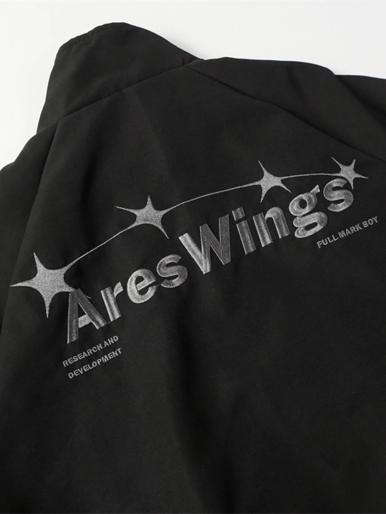 Men's Star Pattern Zip-Up Jacket