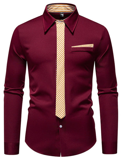 Men's Button Up Long Sleeve Shirt