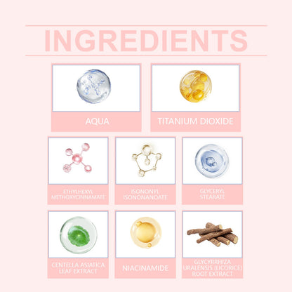OUHOE Protective Moisturizing Brightening Cream, Outdoor Facial Protective Instant Film Moisturizing Brightening Cream