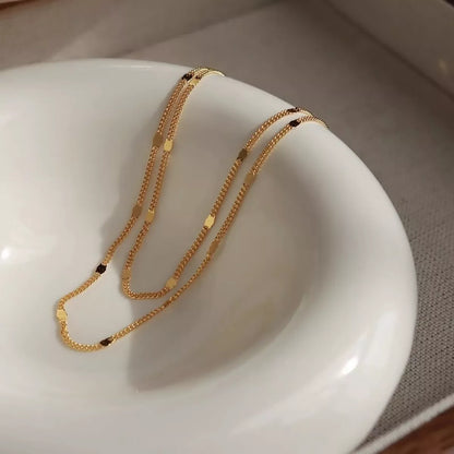 18K Gold-Plated 925 Sterling Silver Chain Necklace