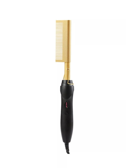 2-in-1 Curling Straightening Brush Hair