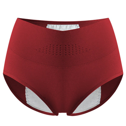 High Waist Plus Size Cotton Women's Menstrual Panties