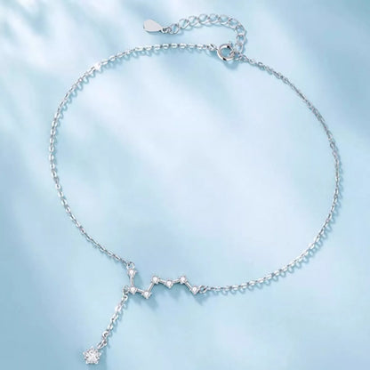925 Sterling Silver Zircon Anklet Bracelets