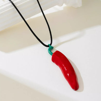Chili Pepper Pendant Necklace